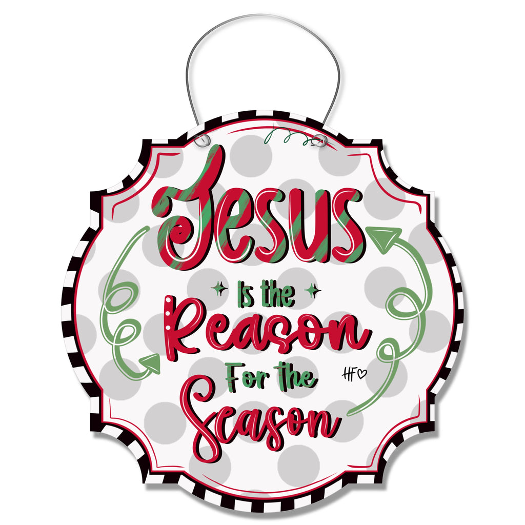 Jesus is the reason for the Season Door Hanger