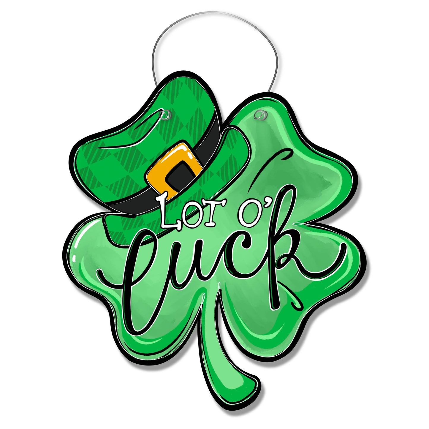 Lot O Luck St.Patrick's Day Door Hanger