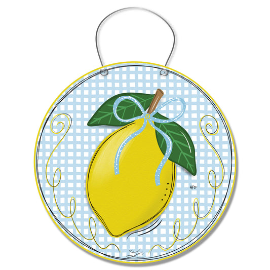 Lemon Breeze Door Hanger