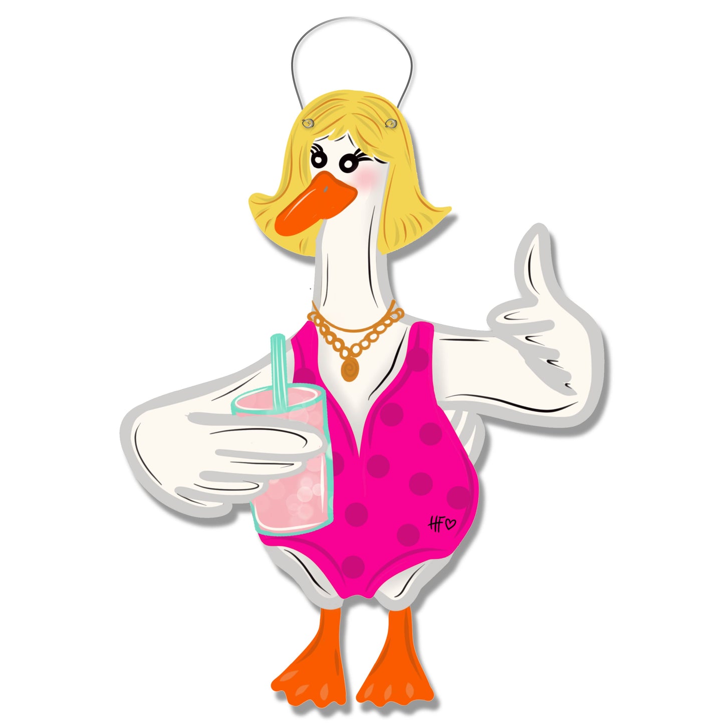 Mama Goose Swimsuit Door Hanger