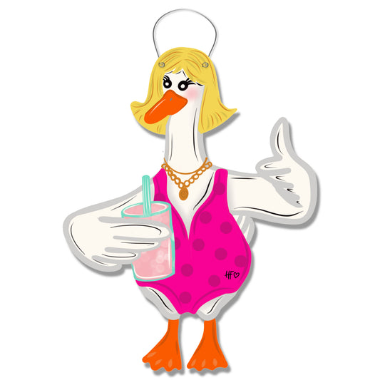 Mama Goose Swimsuit Door Hanger