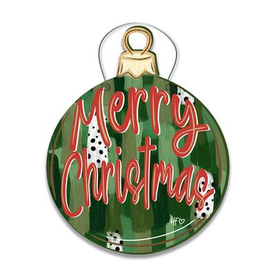 Merry Christmas Ornament Door Hanger
