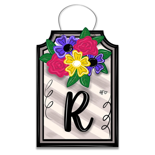 Monogram Banner Custom Door Hanger