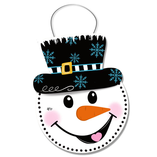 Mr. Chilly Door Snowman Hanger