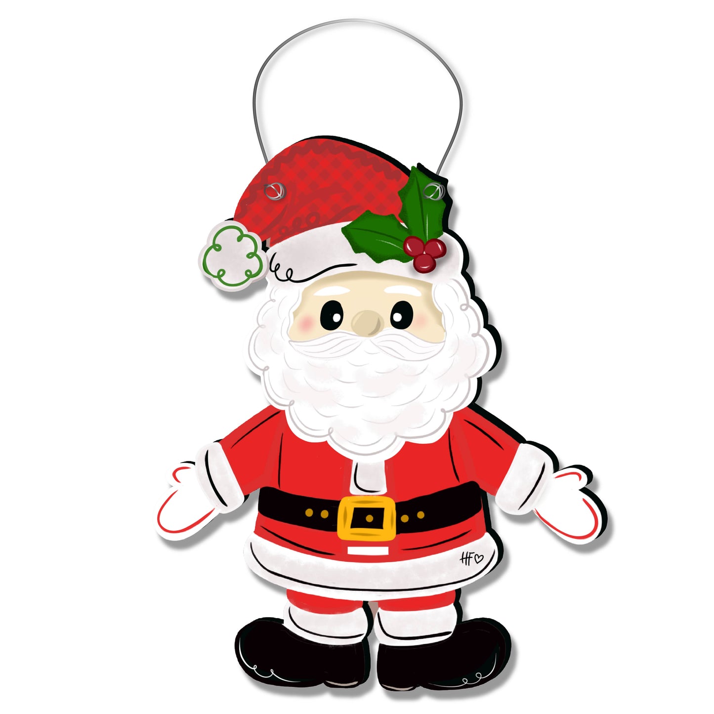 Mr. Claus 2 (Part of Set) Door Hanger