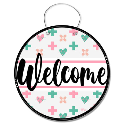 Nursing Welcome Board Door Hanger