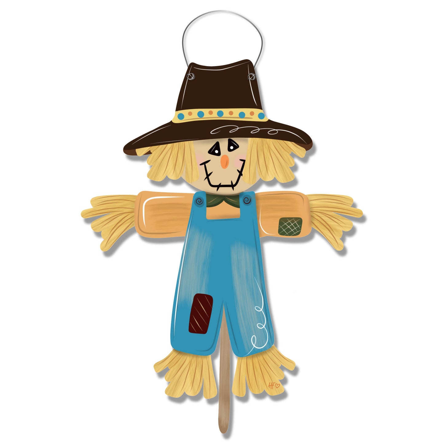 Patch the Scarecrow Fall Door Hanger
