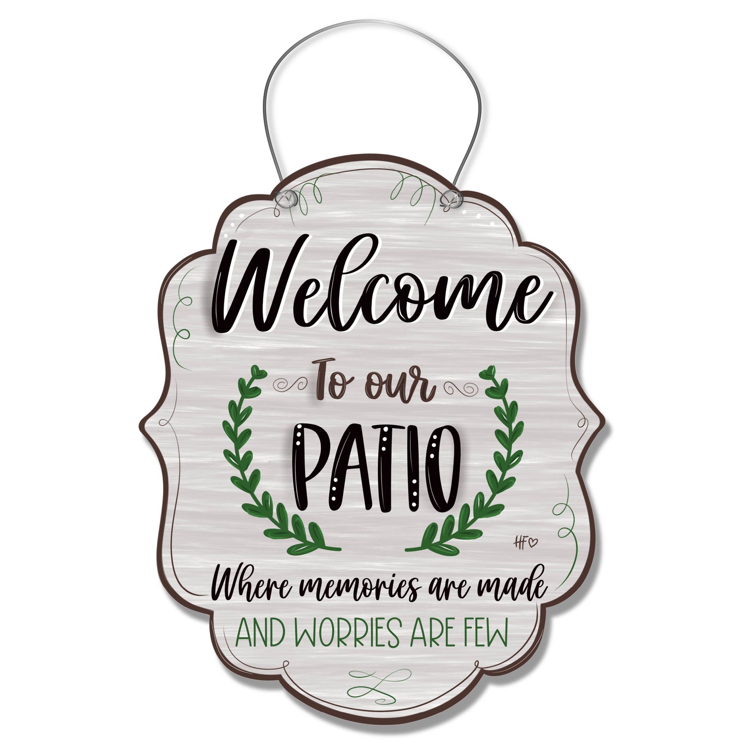 Patio Memories Door Hanger
