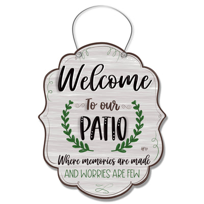 Patio Memories Door Hanger