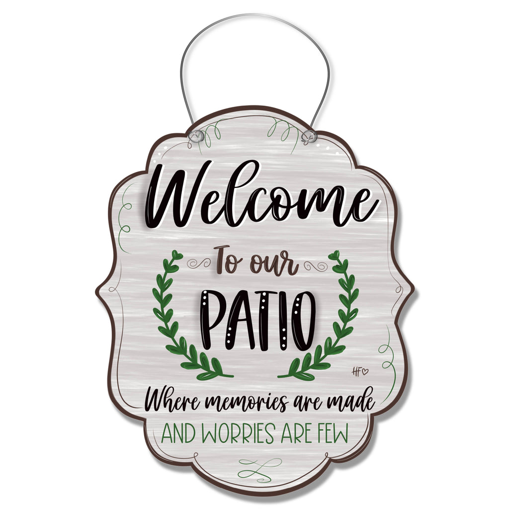 Patio Memories Door Hanger