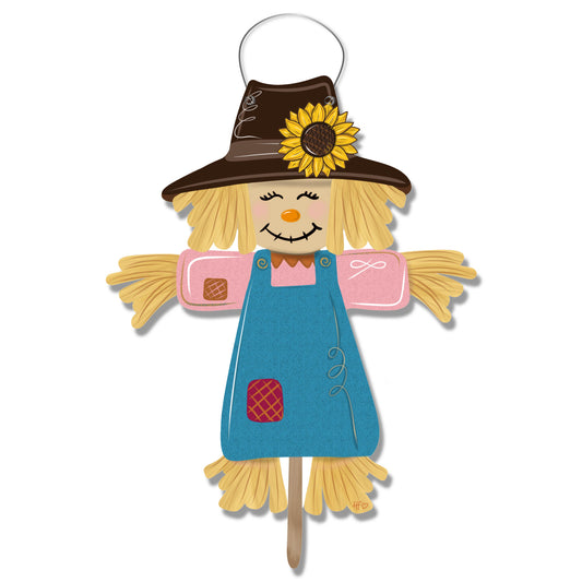Patty the Scarecrow Fall Door Hanger
