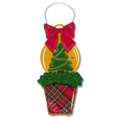 Plaid and Pine Door Hanger