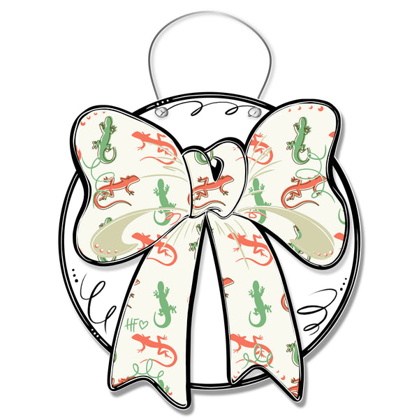 Reptiles Bow Door Hanger