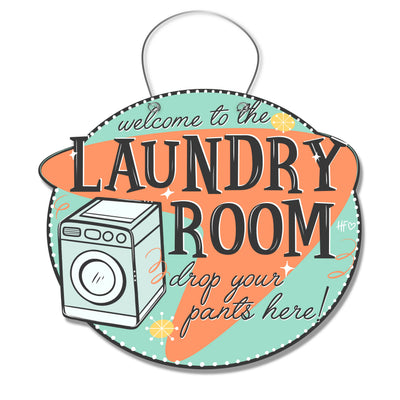 Retro Laundry Room Hanger