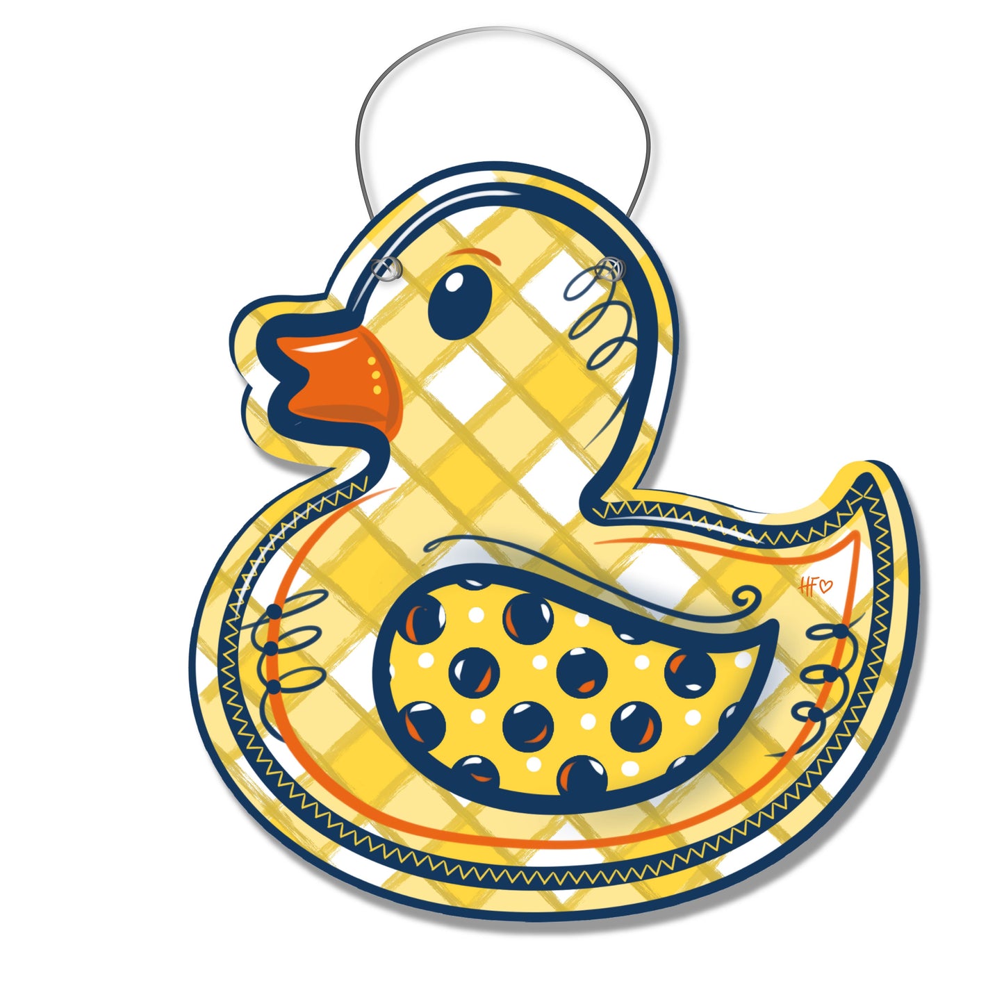 Perfect Pattern Little Duck Door Hanger