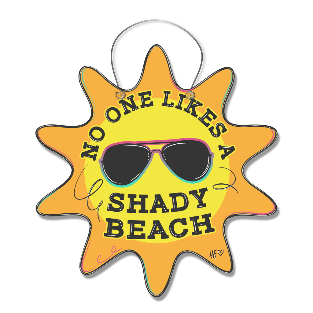Shady Beach Door Hanger