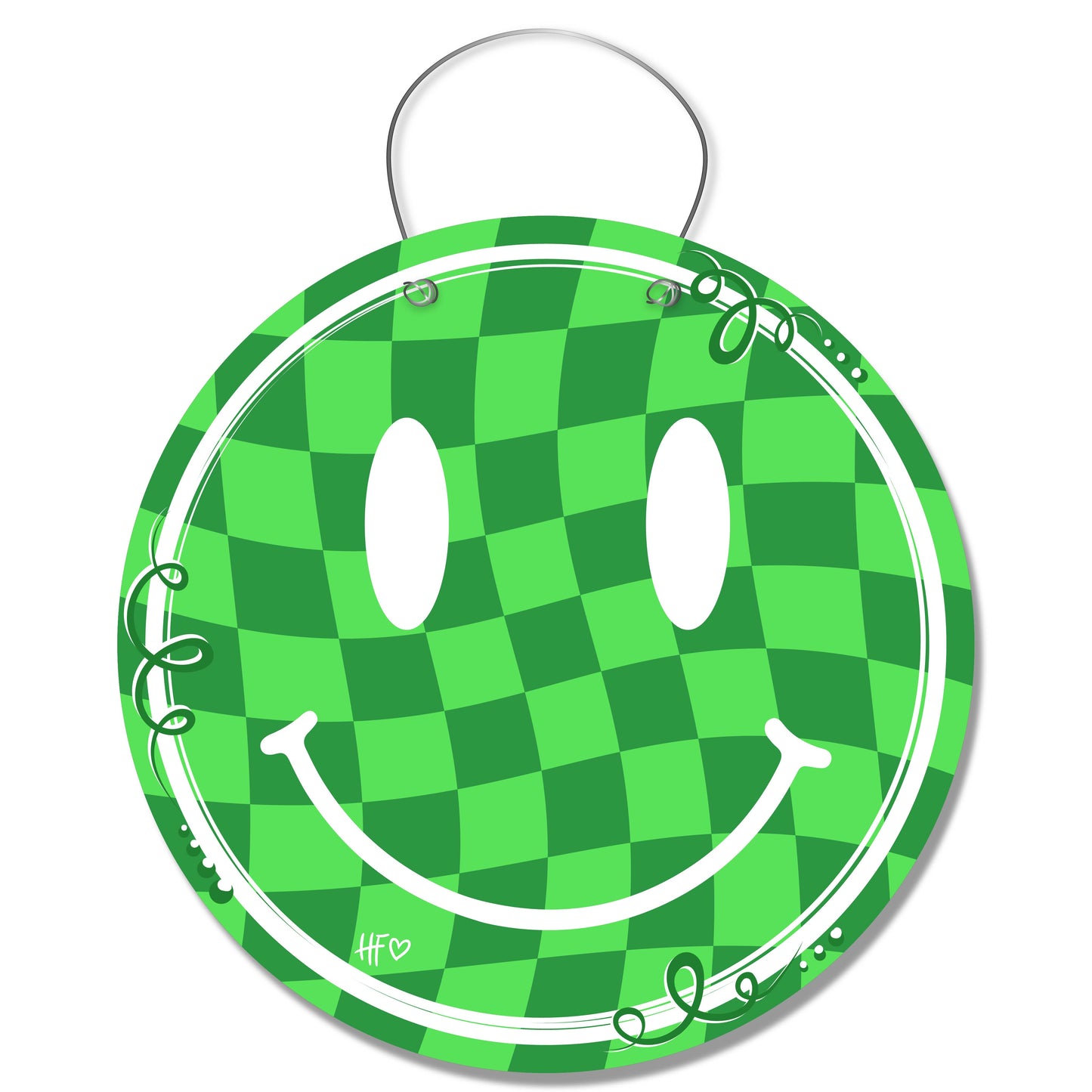 St. Patrick's Day Smiley Face Door Hanger