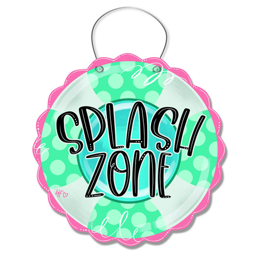 Splash Zone Door Hanger