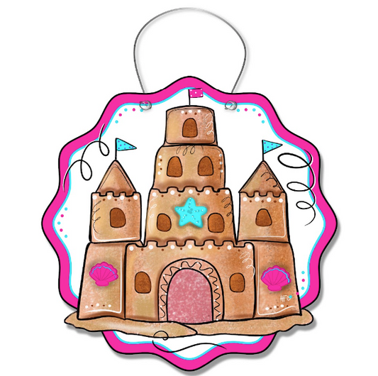 Sandcastle Door Hanger