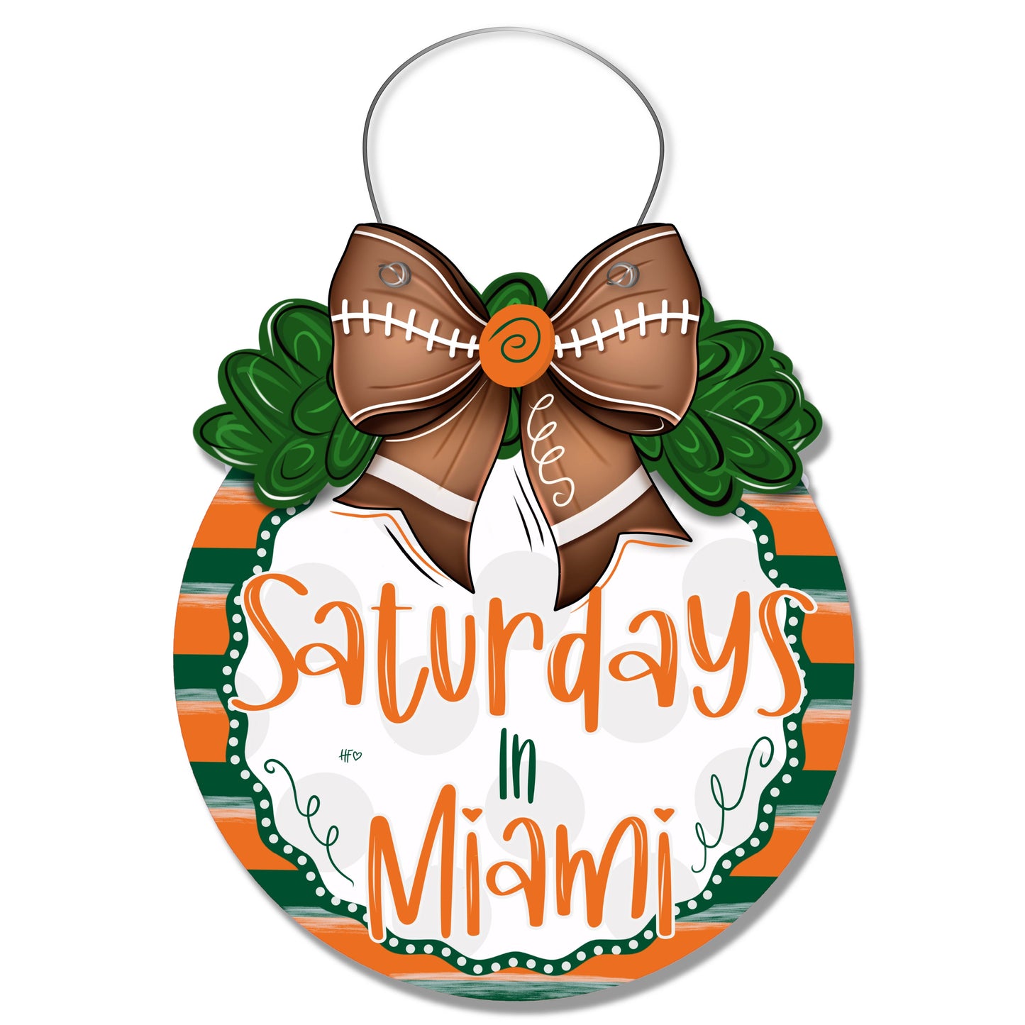 Saturdays in Miami Door Hanger