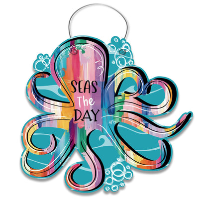 Seas The Day Door Hanger