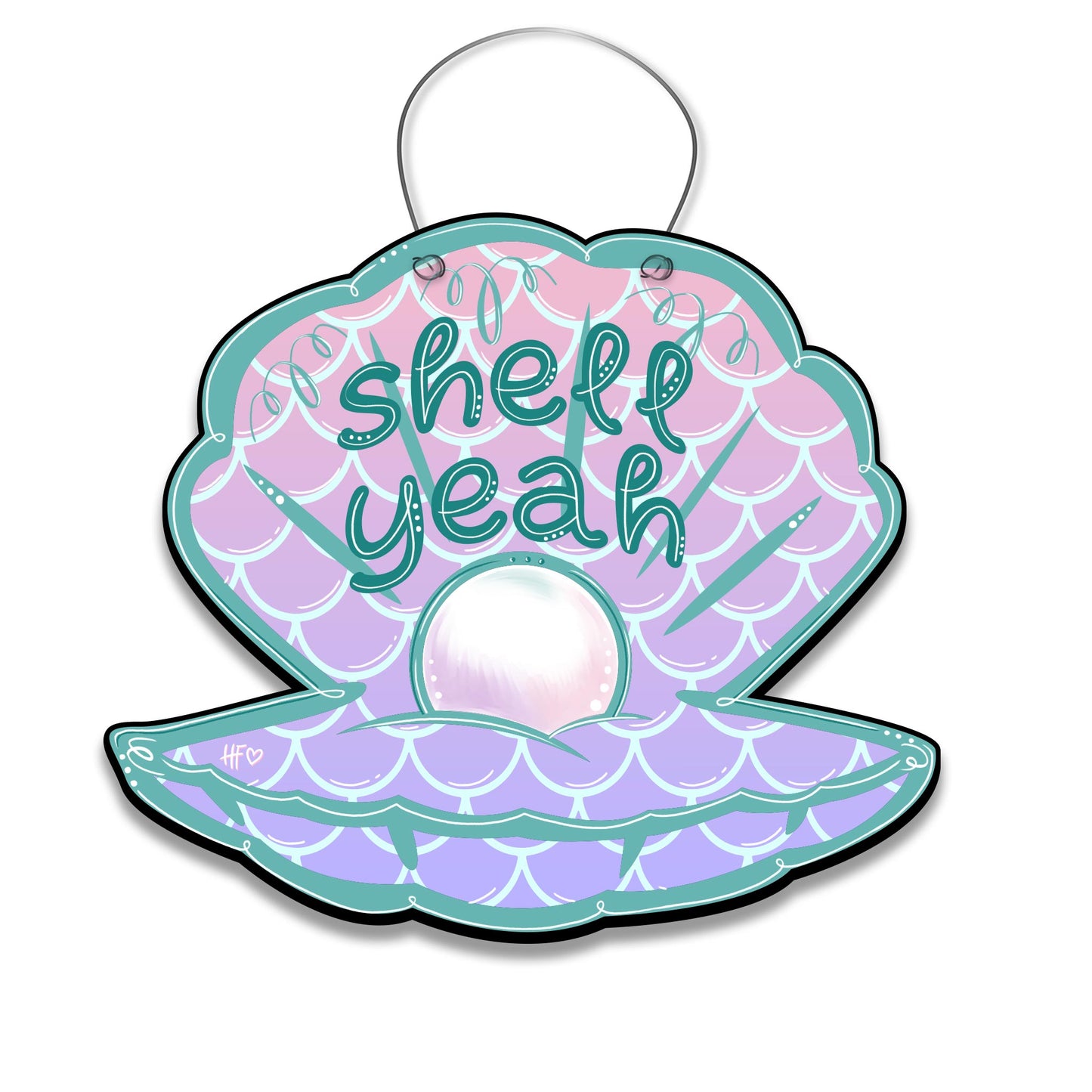 Shell Yeah Pearl Door Hanger