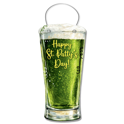 St. Patrick's Day Green Beer Door Hanger