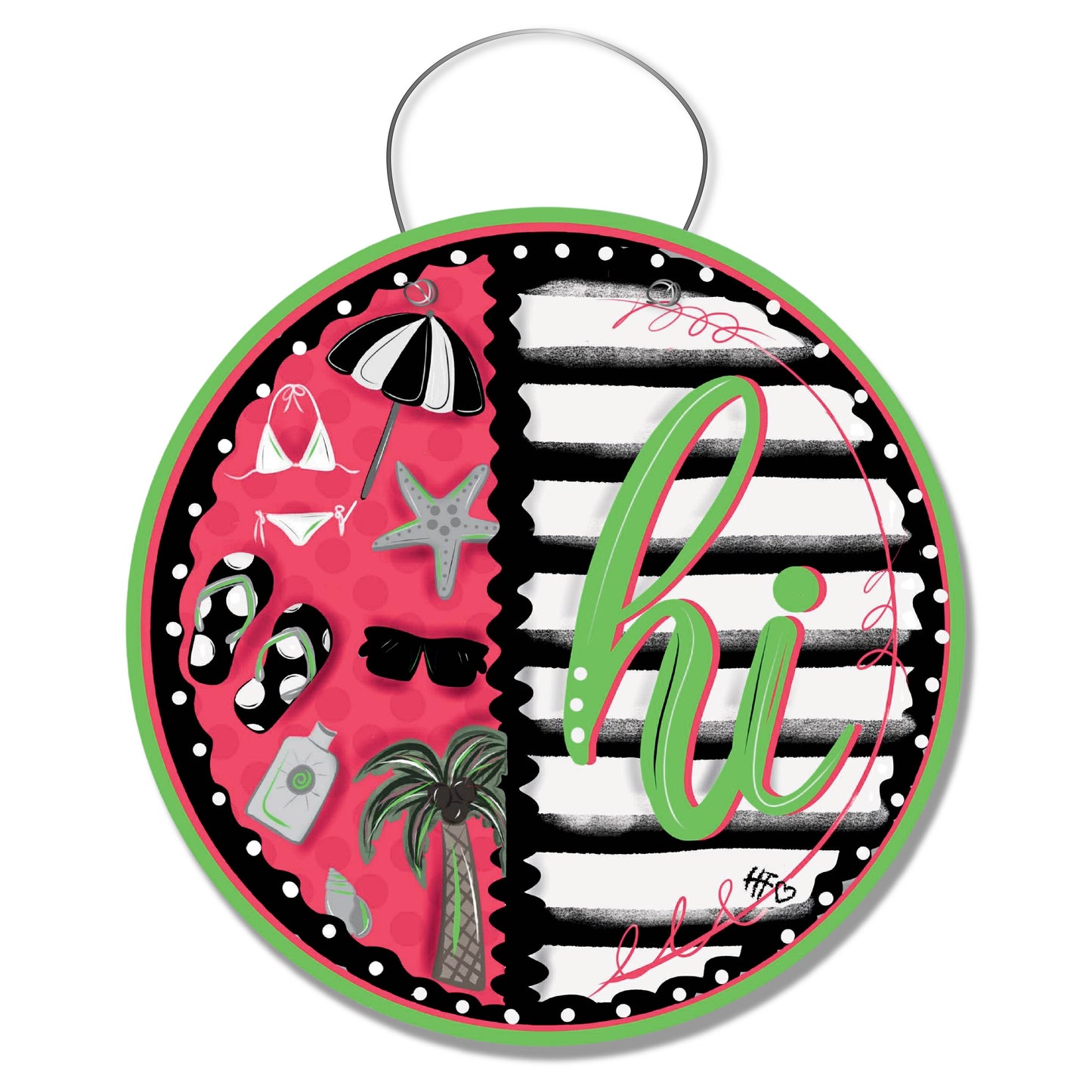 Summer Neon Hi Door Hanger