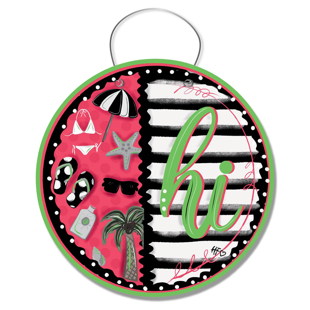 Summer Neon Hi Door Hanger
