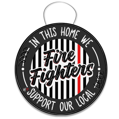 Support Local Firefighters Door Hanger