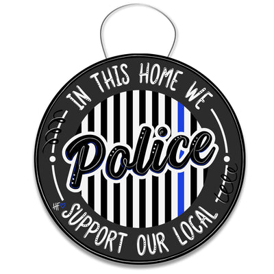 Support Local Police Door Hanger