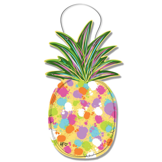 Sweet Splash Pineapple Door Hanger