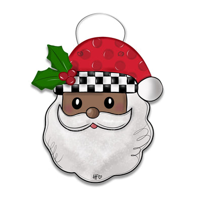 Tan Santa Claus Door Hanger
