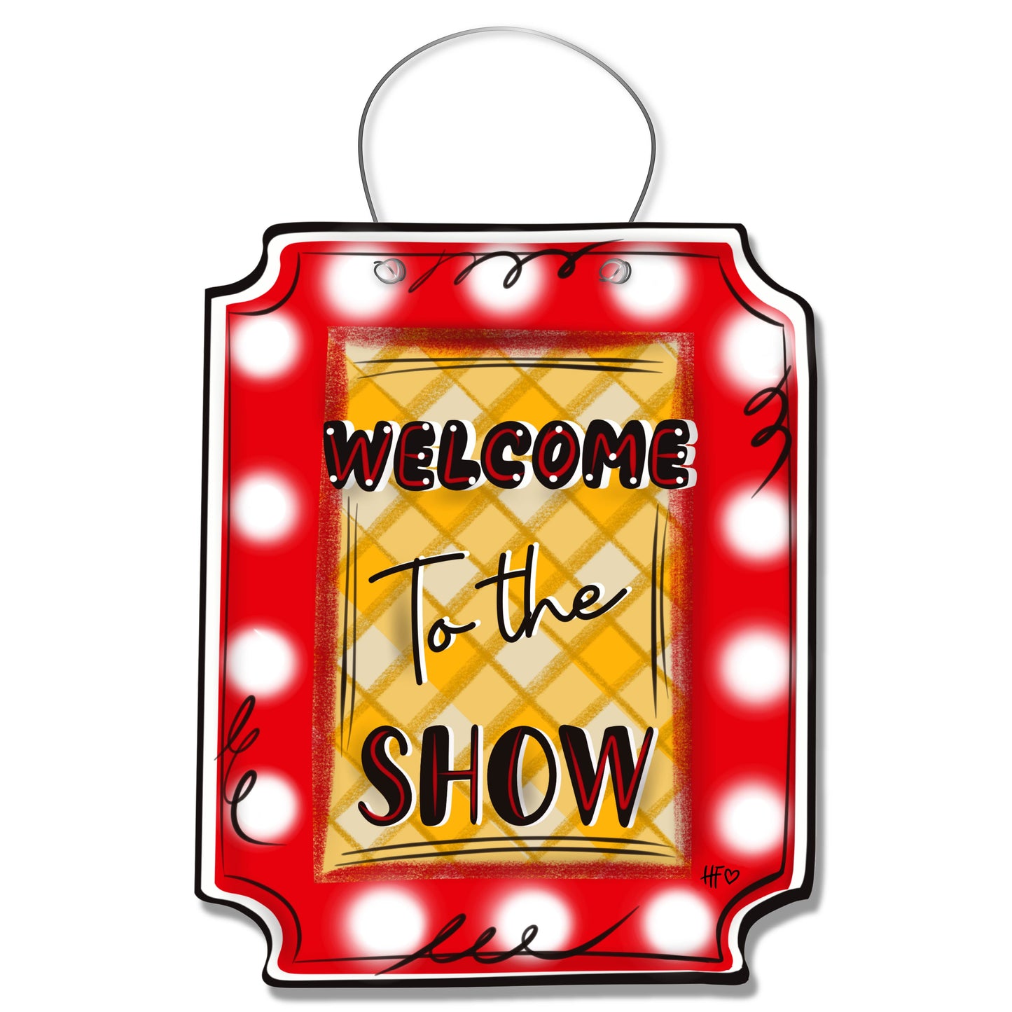 Welcome to the Show Drama/Theatre Door Hanger