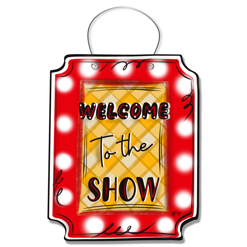 Welcome to the Show Drama/Theatre Door Hanger