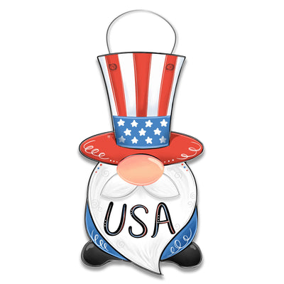 Uncle Sam Gnome Door Hanger