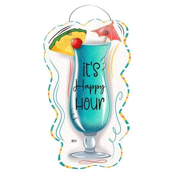 Happy Hour Door Hanger