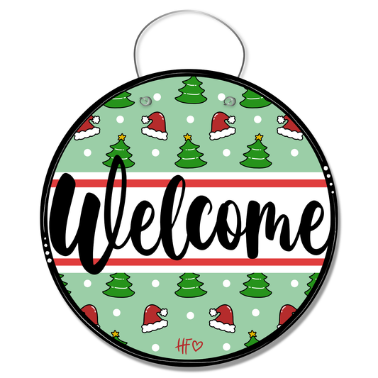 Christmas Welcome Door Hanger