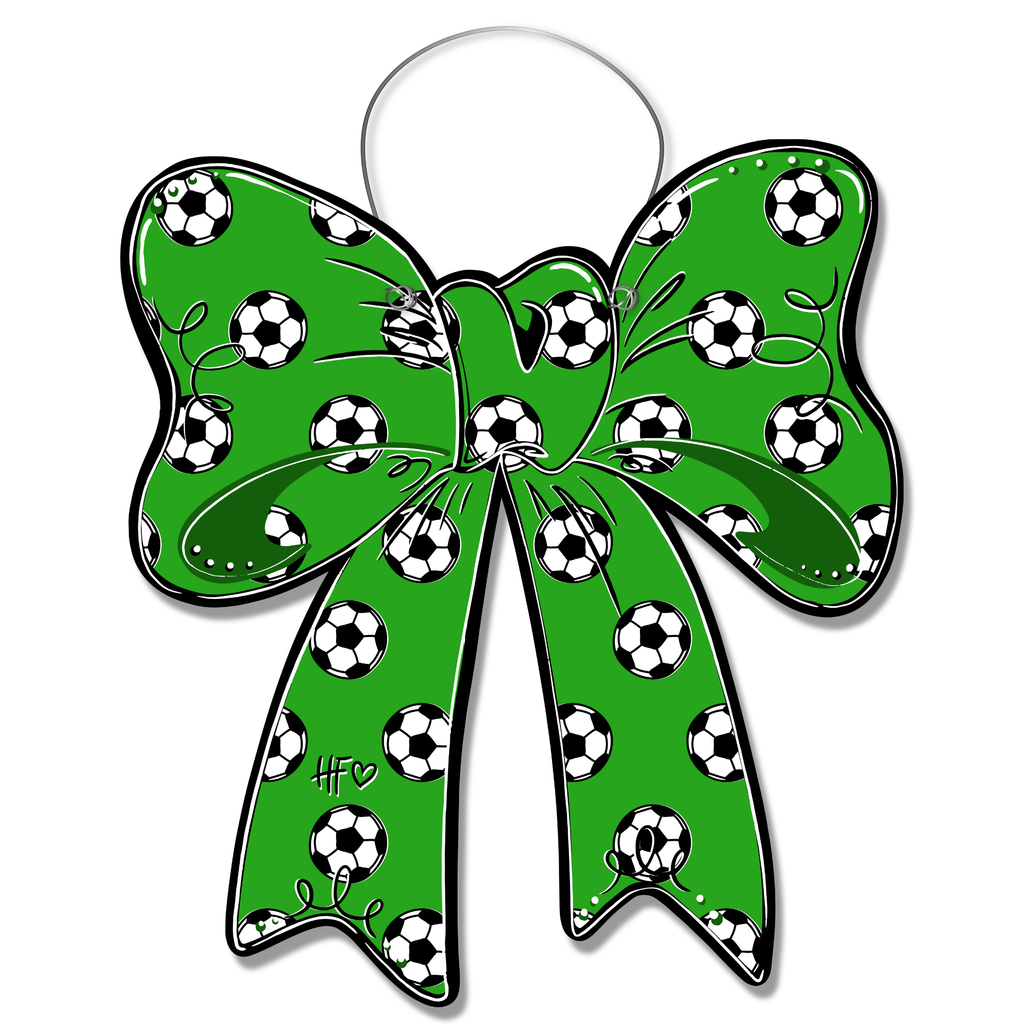 Soccer Bow Door Hanger