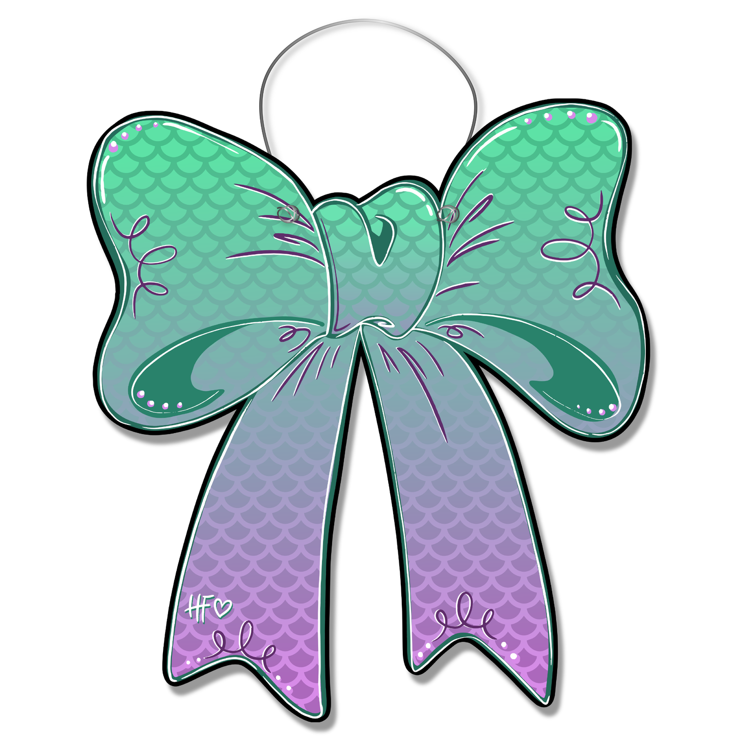 Mermaid Bow Door Hanger