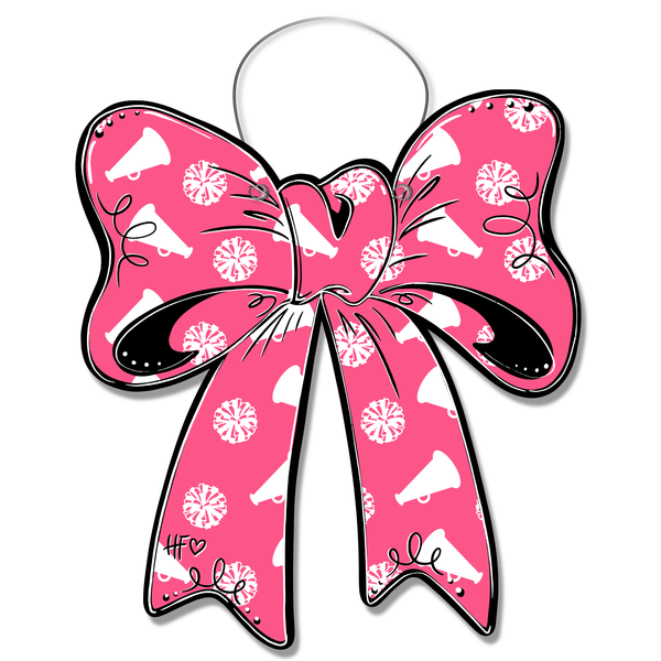 Cheerleading Bow Door Hanger