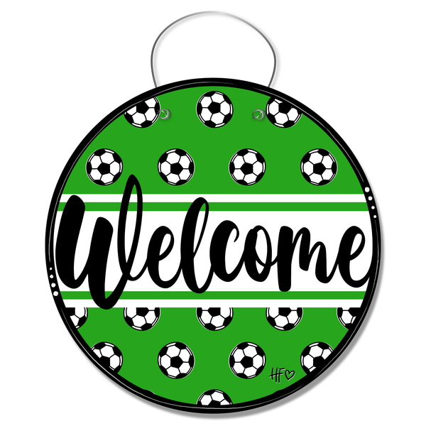 Soccer Welcome Door Hanger