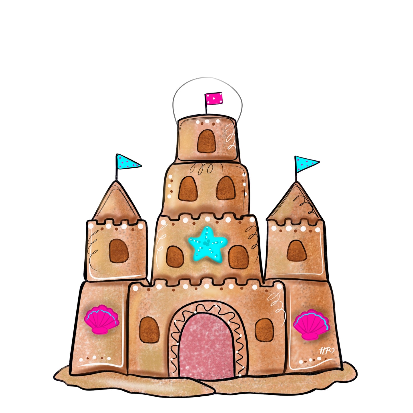 Sandcastle Door Hanger