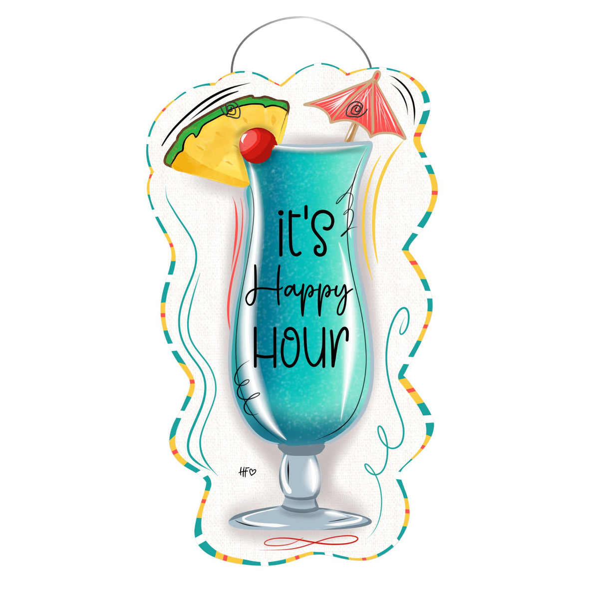Happy Hour Door Hanger