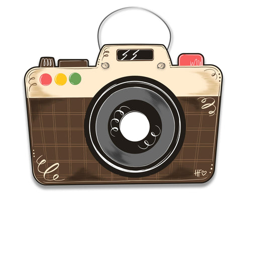 Vintage Camera Door Hanger