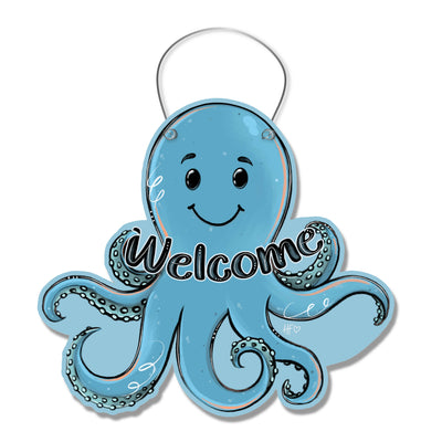 Welcome Octopus Door Hanger