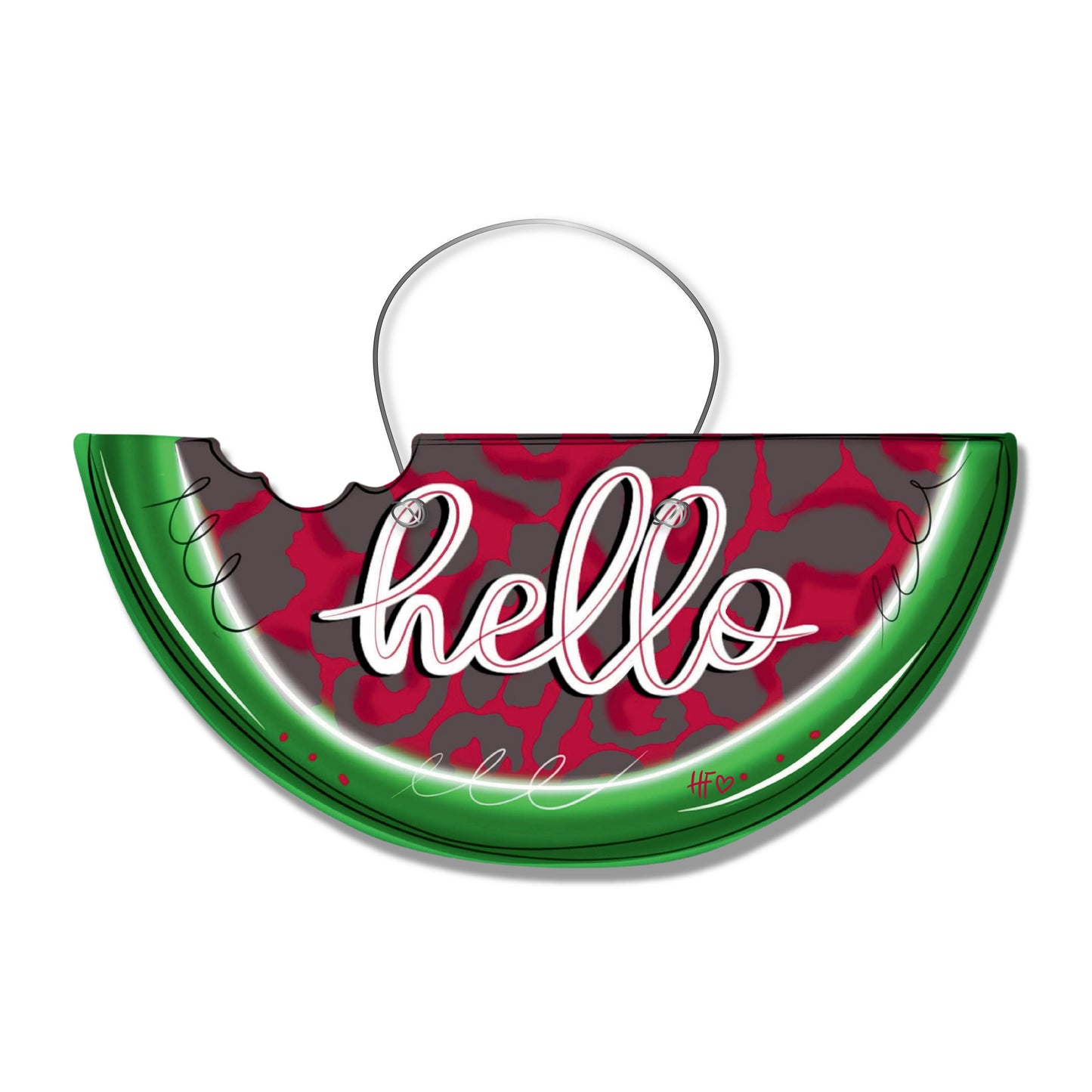 Watermelon Summer Hello Door Hanger