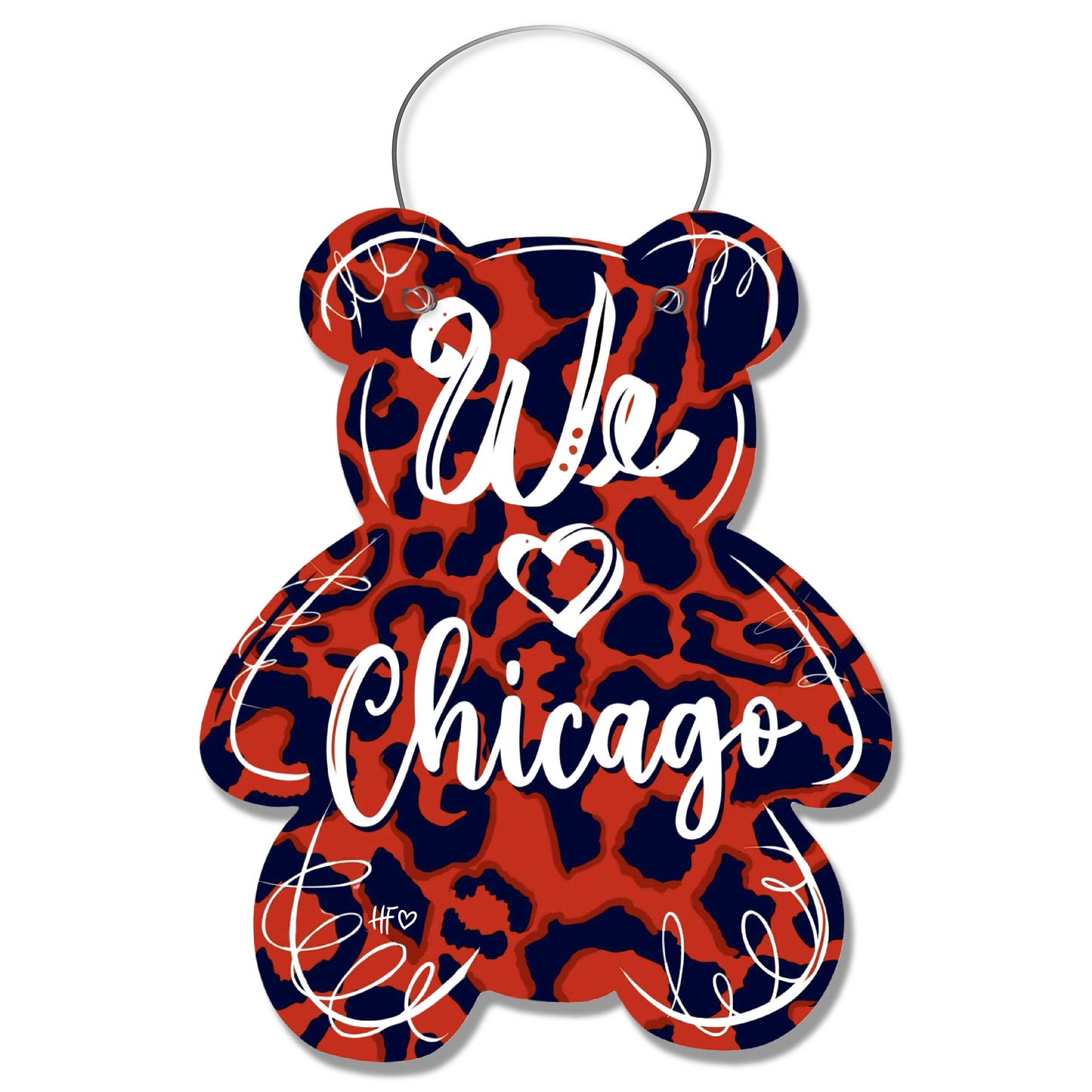 We Love Chicago Door Hanger