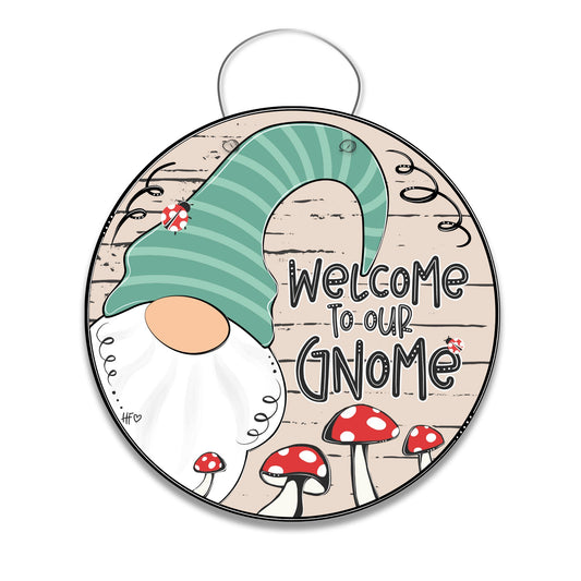 Welcome to our GNOME Door Hanger