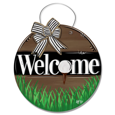 Golf Ball Teed Up Door Hanger